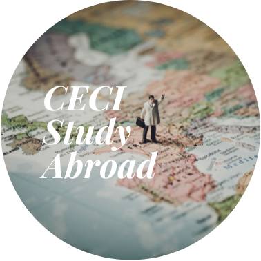 COE Study Abroad map